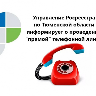 О порядке предоставления сведений из госфонда данных – на прямой линии тюменского Росреестра