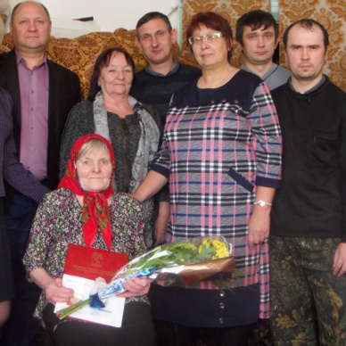 Труженице тыла, жительнице села Северо-Плетнево  Валентине Степановне Пуртовой 18 января 2019 года исполнилось 90 лет